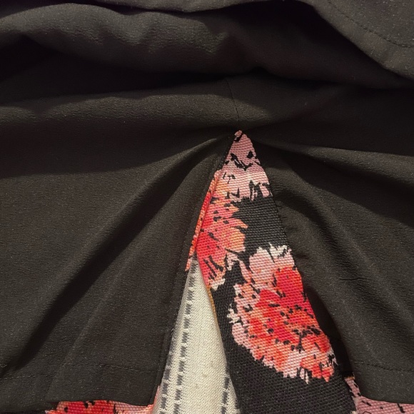 Talbots Skirt 2P Black Pink Floral Pencil Straight - Picture 11 of 11